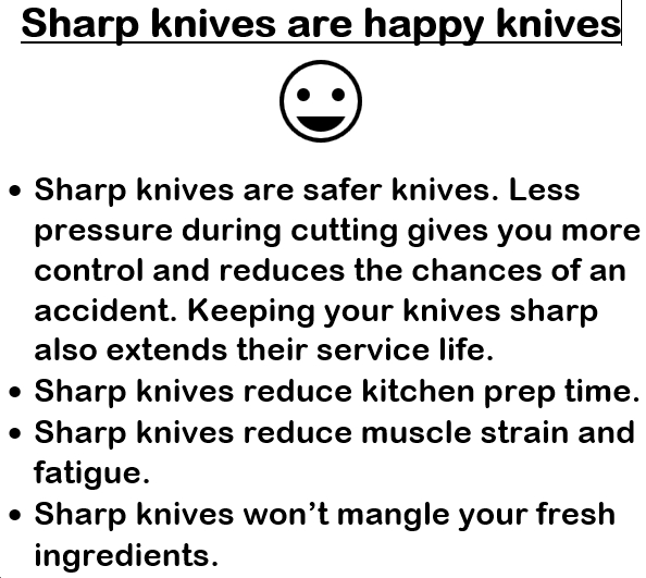 sharp knives